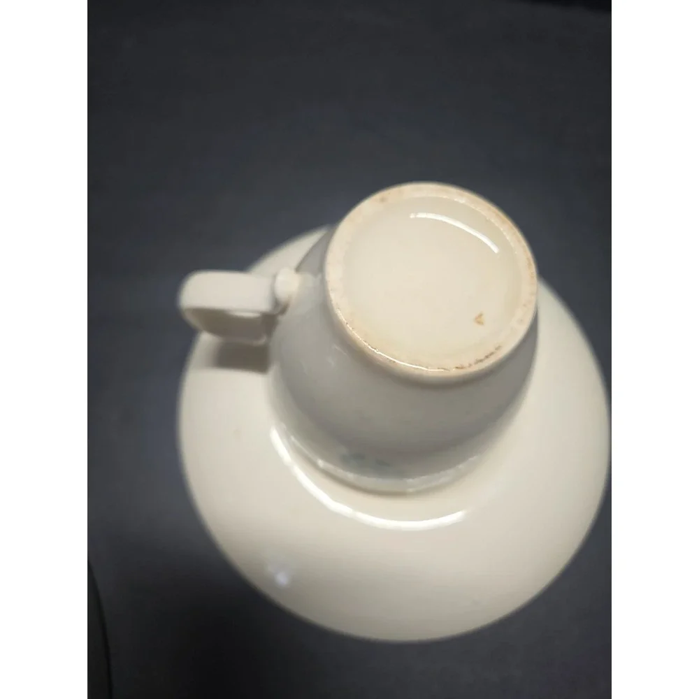 Taylor Smith Taylor Ever Yours Boutonniere Cups & Saucers Set of 2 Vintage MCM